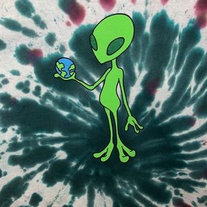 Tie Dye Alien Tee